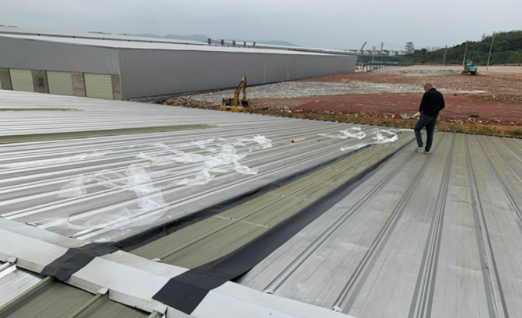 镇海厂房屋面防水维修案例